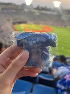 横浜DeNAベイスターズ　ユニフォーム型　ミニクッションキーホルダー　5.松尾