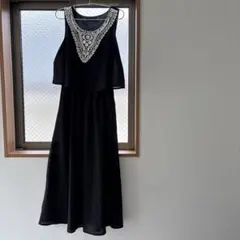 HUDSON honey ノースリーブロングワンピース
