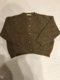 新品　韓国子供服　カーディガン　ブラウン　韓国こども服