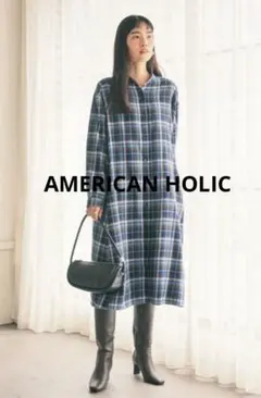 AMERICAN HOLIC アメリカンホリック　3WAYチェックワンピース