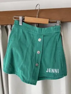 ジェニー　スカート風ショートパンツ　140 グリーン