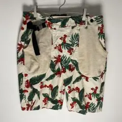 VIRGO トロピカル柄 総柄ショーツ M〜L相当 VG-PT-126 リネン混のサムネイル