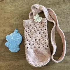 ピンクのペットボトルホルダー&手鏡