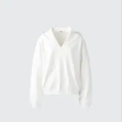 UNIQLO UNIQLO:C リラックスフーデッドセーター　M オフホワイト