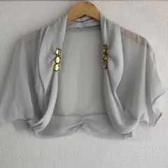 MIIA ミーア トップス アンサンブル カーディガン 半袖 ビジュー パーティ