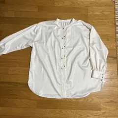 クラシカルエルフ　ホワイト 長袖 シャツ ボタン付き