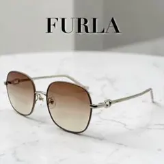 FURLA フルラ サイドロゴ サングラス ゴールド グラデーションレンズのサムネイル