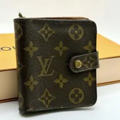 美品❣️ルイヴィトン モノグラム コンパクトジップ 二つ折り財布 ブラウン 茶 2025年最新】ヴィトン コンパクトジップの人気アイテム - メルカリ