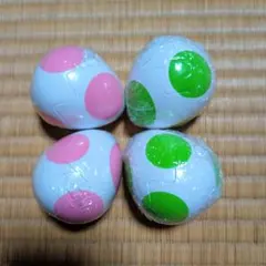 スーパーマリオ めじるしアクセサリー ヨッシーコレクション　緑　ピンク　4個