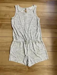 H&M グレー タンクトップオーバーオール☆140