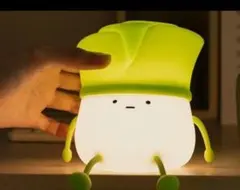 癒し　座ってるネギ　シリコンライト
