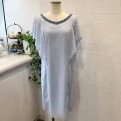 1枚で綺麗目華やかドレス　スカイ　9号