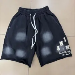 早い者勝ち！AMIRI アミリ ロゴ スウェットショーツ S 定価9万円のサムネイル