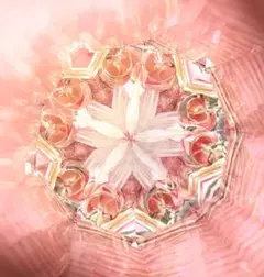 ステンドグラス万華鏡　オイル　桜　サンドブラスト