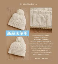 ✨新品未使用✨ダーリッチ DDロゴポンポンビーニー ニット帽 9周年 ノベルティ