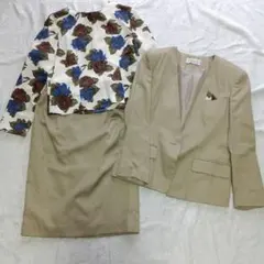 LOVERICH セットアップ ベージュ 花柄9号