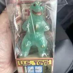 ベアモデル ゴジラ1962 キンゴジソフビ 緑成型 氷山台座付き ベアモデル キンゴジ 緑成型