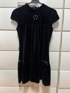 半袖　黒　発表会　ワンピース　130cm マザーウェイズ