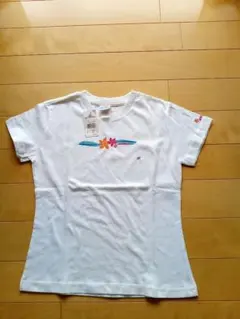 【新品】花柄刺繍 半袖Tシャツのサムネイル