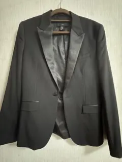 H&M テーラードジャケット ブラック スリムフィットのサムネイル