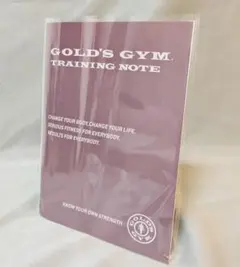 GOLD'S GYM TRAINING NOTE トレーニングノート /A5