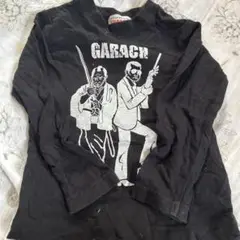 GARACH キャラクター長袖カットソー 黒