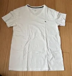 Tommy Hilfiger 白Tシャツ メンズSサイズ　Vネック