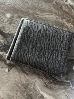 PRADA サフィアーノレザー マネークリップ グレー - メルカリ