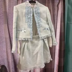 LöSTYLE フリル付きフォーマルスーツ 120