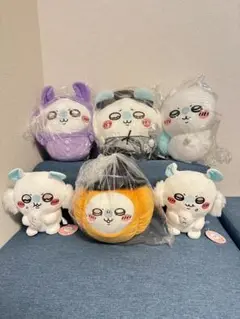 ちいかわ　運んで⋯みろッBIGぬいぐるみなど6点セット　モモンガ　パジャ