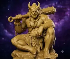 内なる煩悩を鎮める：朱の智慧鬼（ちえき）｜心に静寂を宿す、究極の