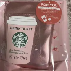 スターバックス SAKURA2026 ミニポーチ　ドリンクチケット付き