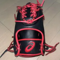 asics 軟式グローブ 黒 投手用 - メルカリ