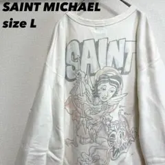 セントマイケル　スウェット　Mサイズ　美品 SAINT M×××××× - 【ラスト1点】SM-YS1-0000-030 / CREW SWT