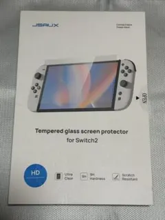 新品JS AUX Switch2 対応 ガラスフイルム スクリーンプロテクター
