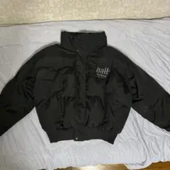 dahl clothing ボックスシルエット ダウンジャケット 黒