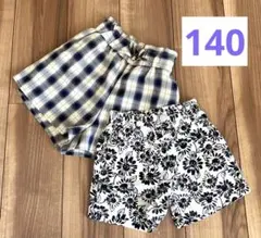 子供　ショートパンツ　2点セット　140