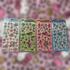 正規品 パワーパフガールズ うるちゅるポップシール 4枚セット