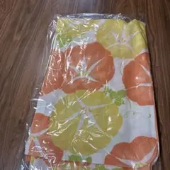 花柄 浴衣 オレンジ イエロー