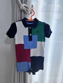 POLO Baby マルチカラー ロンパース カバーオール