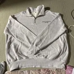 WEGO SUNDAY SKATE CLUB ハーフジップトレーナー M グレー