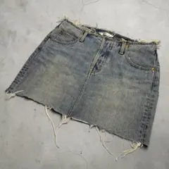 moussy デニムスカート LOW WAIST DENIM ミニスカート　M