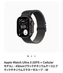 即日発送Apple Watch Ultra 3 49mm ブラック