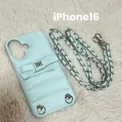 Darich DDリボンiPhoneケースサックスブルー iPhone16