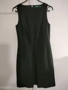 希少✦RALPHLAURENラルフローレンノースリーブセンタープリーツワンピース