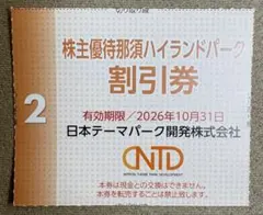 那須ハイランドパーク　割引券のサムネイル