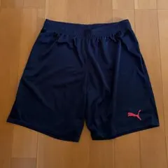 PUMA プーマ　トレーニング　ハーフパンツ XXLサイズ　ネイビーのサムネイル