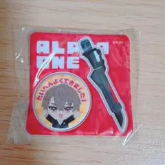 ぬいデコシール　赤　ALPHA ONE　カプセルトイ 加賀美ハヤト