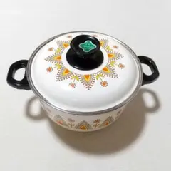 ノリタケ　ホーロー鍋　昭和レトロのサムネイル