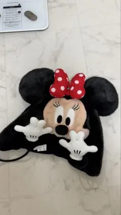 ミニーマウス 耳付きファンキャップ